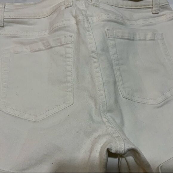 Calson Denim Boyfriend Cuff Shorts  stretch Size 30 - Picture 4 of 9